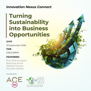 Cover Image for ACE.SG Innovation Nexus Connect : Turning Sustainability into Business Opportunities