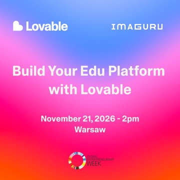 Cover Image for Build Your Edu Platform with Lovable — Warsaw