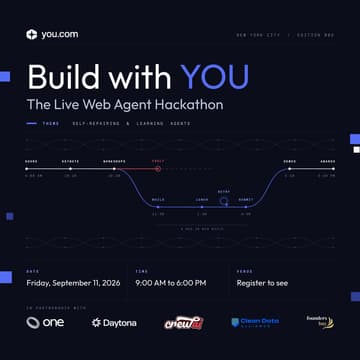 Cover Image for Build with YOU: The Live Web Agent Hackathon