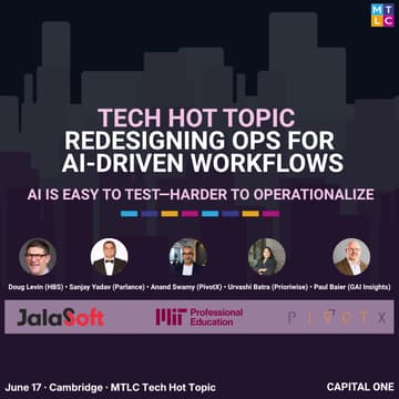 Cover Image for Tech Hot Topic Series: Redesigning Operations for AI Driven Workflows
