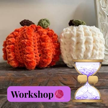 Cover Image for π§΅ Quality Time Workshop: Finger Crochet - Halloween & Pumpkins π