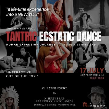 Cover Image for SENSUAL ECSTATIC DANCE (English + Español) - más que una danza.