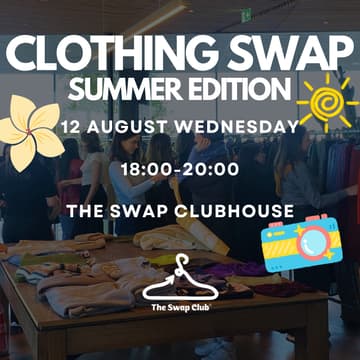 Cover Image for Clothing Swap: Summer Edition (20 spots)