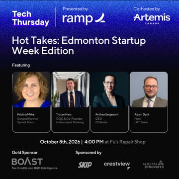Cover Image for Hot Takes: Edmonton Startup Week Edition