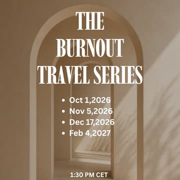 Cover Image for Burnout Recovery Through Travel The 4-Workshop Professional Series