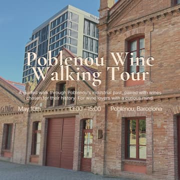 Cover Image for Poblenou Wine Walking Tour