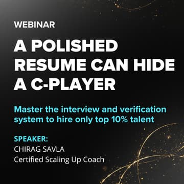 Cover Image for Topgrading Masterclass #2: Deep Dive Into Interviews, Reference Check & Onboarding