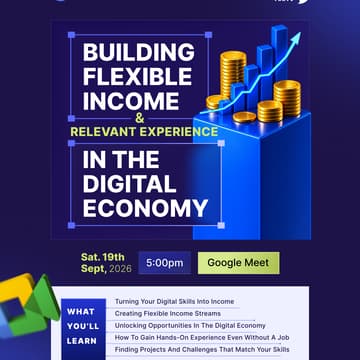 Cover Image for Building Flexible Income & Relevant Experience in the Digital Economy.