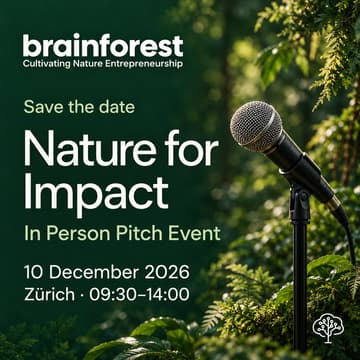 Cover Image for Nature for Impact: In Person Pitch Event Brainforest Ventures