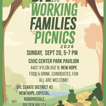 Cover Image for DFL Working Families Picnic - Senate District 43