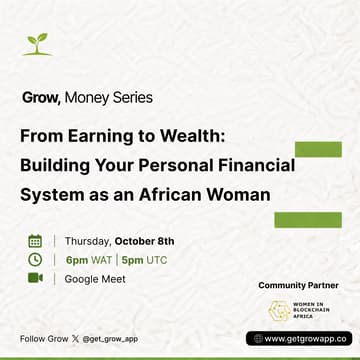 Cover Image for From Earning to Wealth: Building Your Personal Financial System as an African Woman