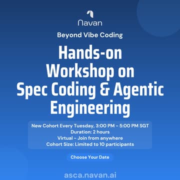 Cover Image for Beyond Vibe Coding: Hands-on Workshop on Spec Coding & Agentic Engineering