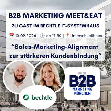 Cover Image for B2B Marketing Meet&Eat vor Ort
