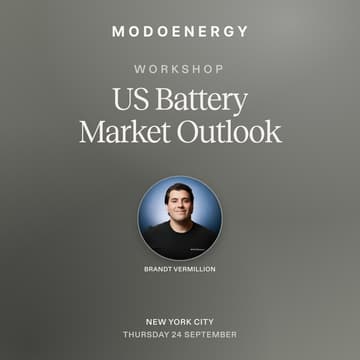 Cover Image for WORKSHOP: US Battery Market Outlook (NYC)