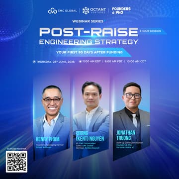 Cover Image for WEBINAR: Post-Raise Engineering Strategy: Your First 90 Days After Funding
