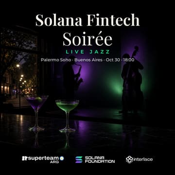 Cover Image for Solana Fintech Soirée | Live Jazz