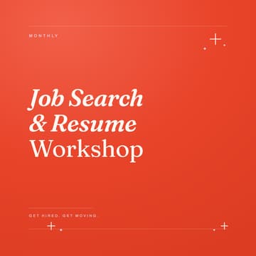 Cover Image for Job Search & Resume Workshop