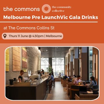 Cover Image for ๐ต Melbourne Pre LaunchVic Gala Drinks