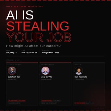 Cover Image for AI Is Stealing Your Job — What can you do about it ? A Gen Alpha Perspective