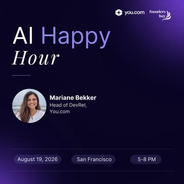 Cover Image for AI Happy Hour hosted by Founders Bay x Founder Institute