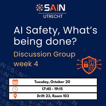 Cover Image for Discussion Group - week 4 - What's being done about AI Safety