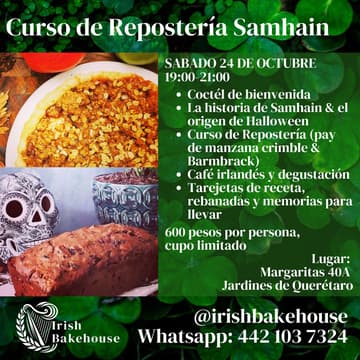 Cover Image for WILDE Curso de Repostería Samhain-Halloween