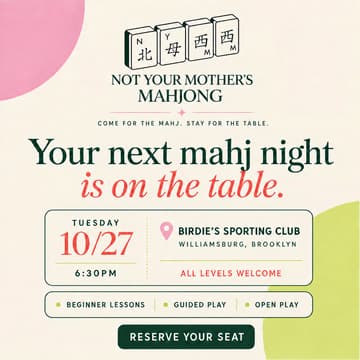 Cover Image for Not Your Mother’s Mahjong 10/27