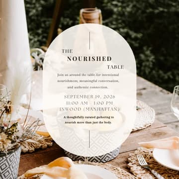 Cover Image for The Nourished Table - A Brunch Experience