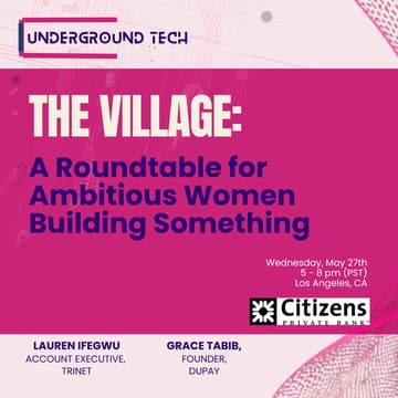 Cover Image for The Village: A Roundtable for Ambitious Women Building Something