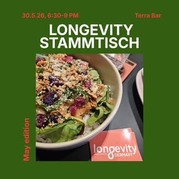 Cover Image for Longevity Munich Dinner – May Edition 🧬🥬