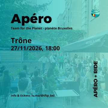 Cover Image for Apéro ride 🍻 (Planète Bruxelles)