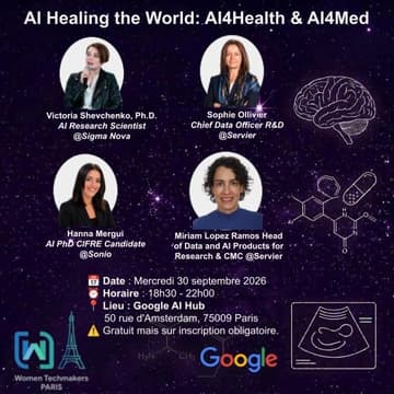 Cover Image for [WTM Paris x Google] AI Healing the World: AI4Health & AI4Med 💜