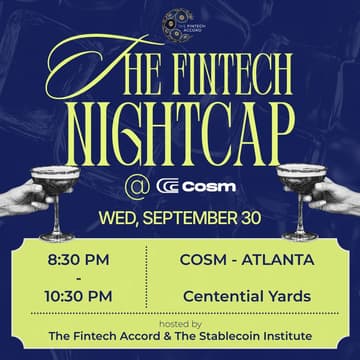 Cover Image for The Fintech Nightcap @Cosm