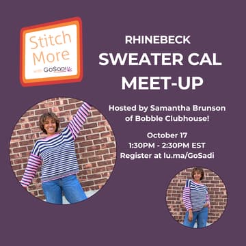 Cover Image for Crochet Rhinebeck Sweater CAL Meet Up!