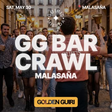 Cover Image for Golden Guiri Bar Crawl | Malasaña
