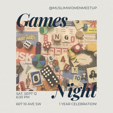 Cover Image for Games Night: 1 Year Celebtration!