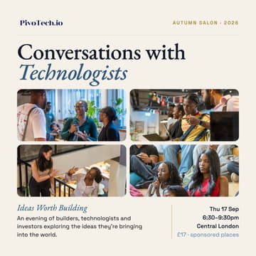 Cover Image for Conversations with Technologists: Ideas worth building