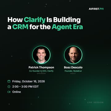 Cover Image for How Clarify.AI Is Building a CRM for the Agent Era