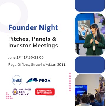 Cover Image for Founder Night: Pitches, Panels & Investor Meetings