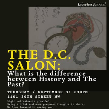 Cover Image for DC Salon: What is the difference between History and The Past?
