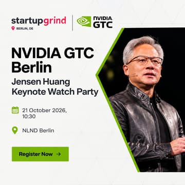 Cover Image for Startup Grind Berlin × NVIDIA GTC Jensen Huang Keynote - Live with 60 Founders, Builders & Investors