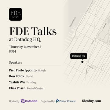 Cover Image for FDE of NY Talks at Datadog