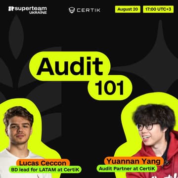 Cover Image for Acceleraptor Audit 101 w/ Certik