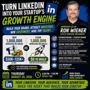 Cover Image for Becoming a LinkedIn Tycoon: Building Your Founder Brand and Your Startup's at the Same Time