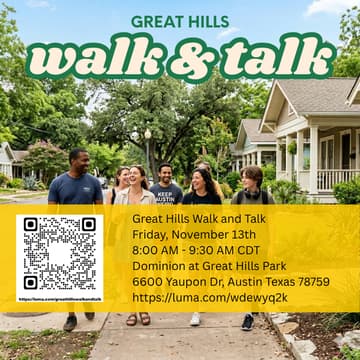 Cover Image for Great Hills Walk and Talk