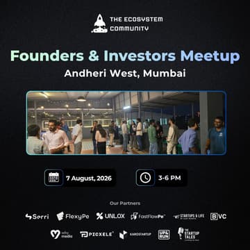 Cover Image for Founders & Investors Meetup - Mumbai