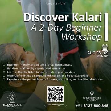 Cover Image for Discover Kalari : A 2-Day Beginner Workshop