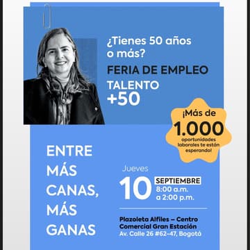 Cover Image for Feria de Empleo para personas mayores de 50 años