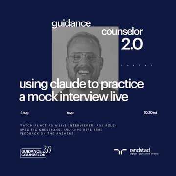 Cover Image for Guidance Counselor 2.0: Using Claude to Practice a Mock Interview Live