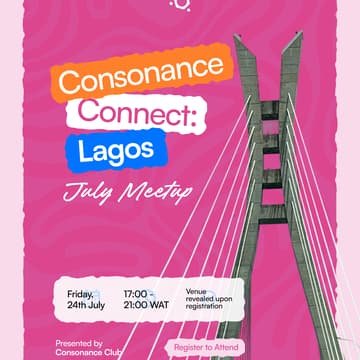 Cover Image for Consonance Connect Lagos - July 2026
